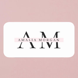 Klassiskt Namn bricka Namnbricka