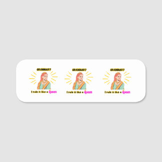 Klassiskt Namn bricka Namnbricka