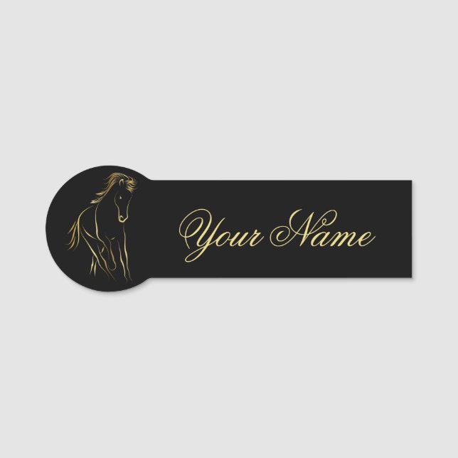 Klassiskt Namn bricka Namnbricka (Framsida)