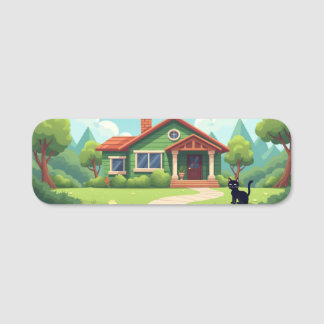 Klassiskt Namn bricka Namnbricka