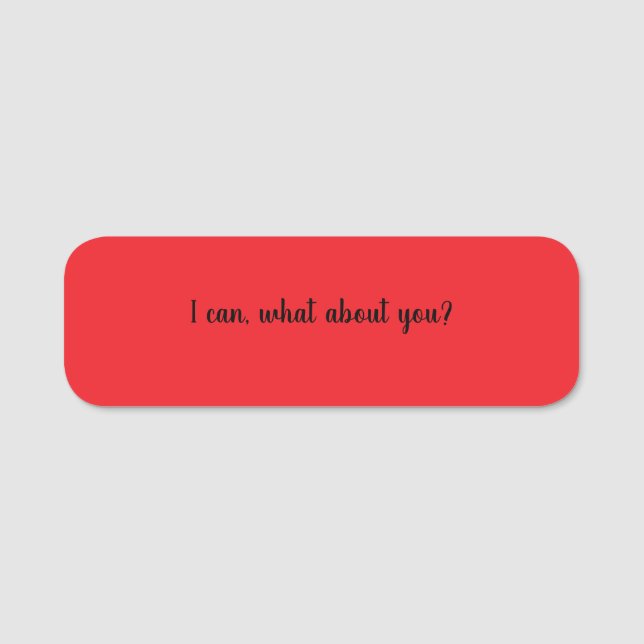 Klassiskt Namn bricka Namnbricka (Framsida)