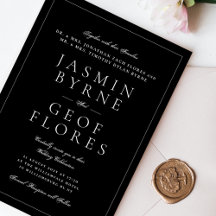 Klassiskt Namn | Premium Framed Bröllop