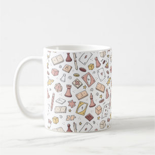 Klassiskt nämnd, viltfångare Hand plockade Mönster Kaffemugg