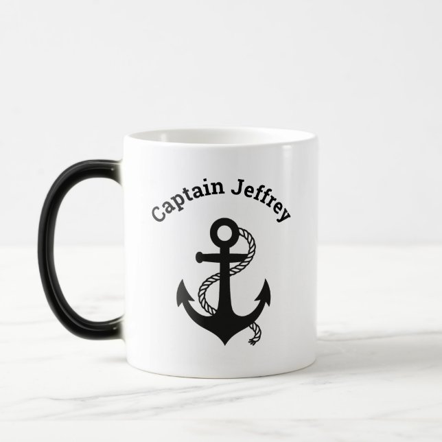 Klassiskt Nautical Anchor Mugg för sjömannen! (Vänster)
