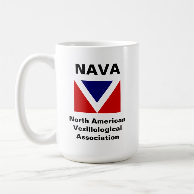 Klassiskt NAVA Flagga Mugg 12oz (Vänster)