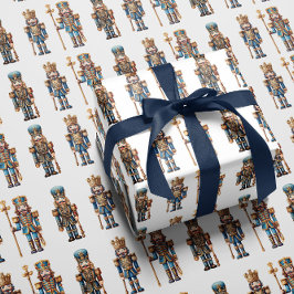 Klassiskt nötknäpparens inslagspapper presentpapper