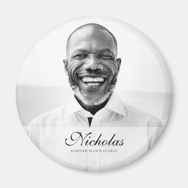 Klassiskt och enkelt foto magnet (Framsidan)