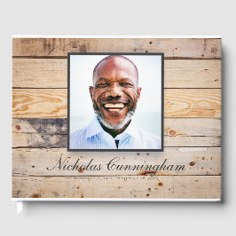 Klassiskt och enkelt fotoljusträdsminne gästböcker