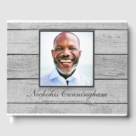 Klassiskt och enkelt fotoljusträdsminne gästböcker