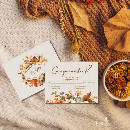 Klassiskt OSA-kort för Blommigt -Thanksgiving OSA Kort