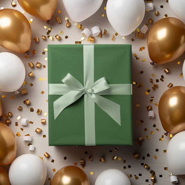 Klassiskt paket: Smaragdgrön presentpapperrulle Presentpapper (Skapare uppladdad)