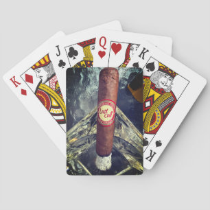 Klassiskt parkeringskort för cigarrer casinokort