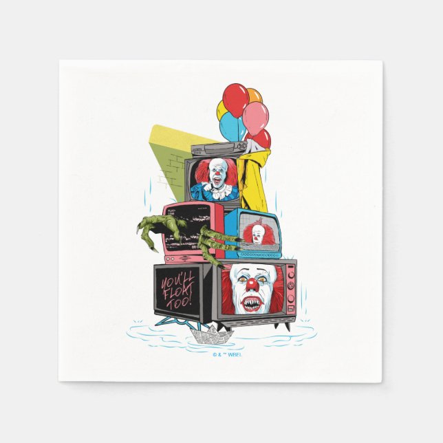 Klassiskt Pennysols TV-rack - Du Flyter för Pappersservett (Framsidan)