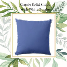 Klassiskt Periwinkle Blue med vit trim