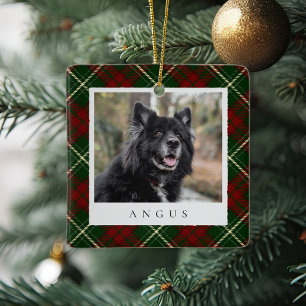 Klassiskt Play Personlig Pet Hund Photo Julgransprydnad Keramik