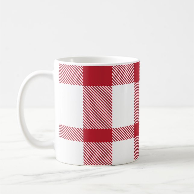 Klassiskt Play Tartan Seamless Mönster. Kläder, är Kaffemugg (Vänster)