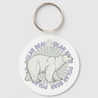 Klassiskt Polar Bear Nyckelring