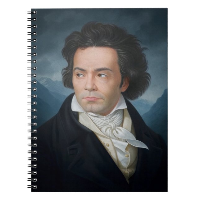 Klassiskt Porträtt i Beethoven Anteckningsbok (Framsidan)