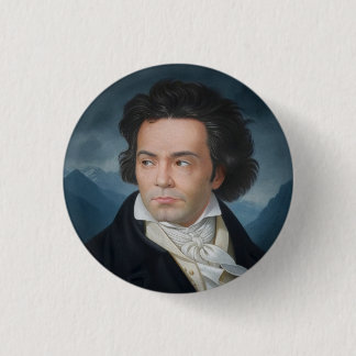 Klassiskt Porträtt i Beethoven Knapp