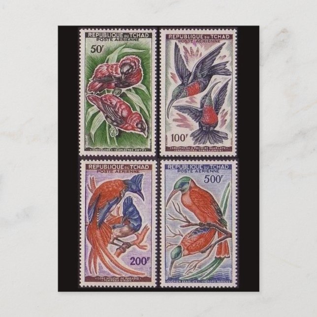 Klassiskt präglat frimärke vykort (Framsida)