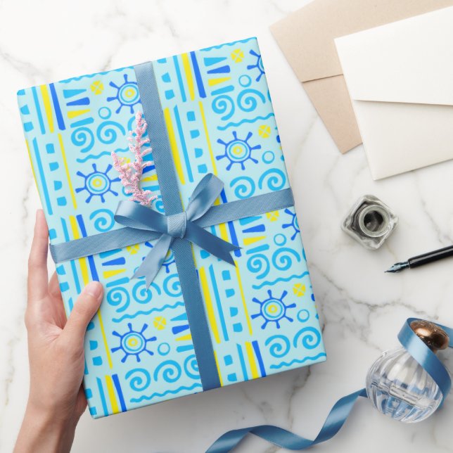 Klassiskt premiummonogram Firande Mors dag Presentpapper (Gifting)