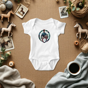 Klassiskt Preppy Charm Equestrian Polo Monogram T Shirt