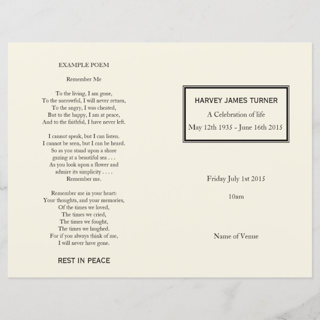 Klassiskt program för beställning av tjänst, under (Framsida)