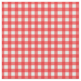 Klassiskt Red Checked Gingham for Home Canning Lid Tyg