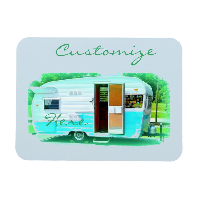 Klassiskt resesugnssläp Thunder_Cove Magnet (Horisontell)