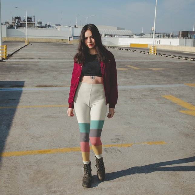 Klassiskt Retro Rand Leggings (Skapare uppladdad)