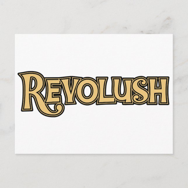 Klassiskt Revolush Logotyp Postkort Vykort (Framsida)