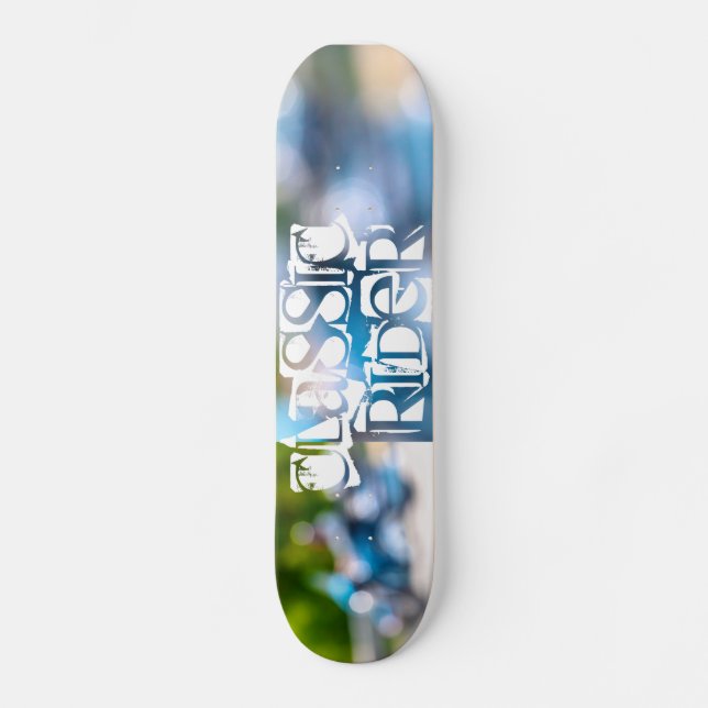klassiskt rider old school skateboard bräda 21,6 cm (Framsida)
