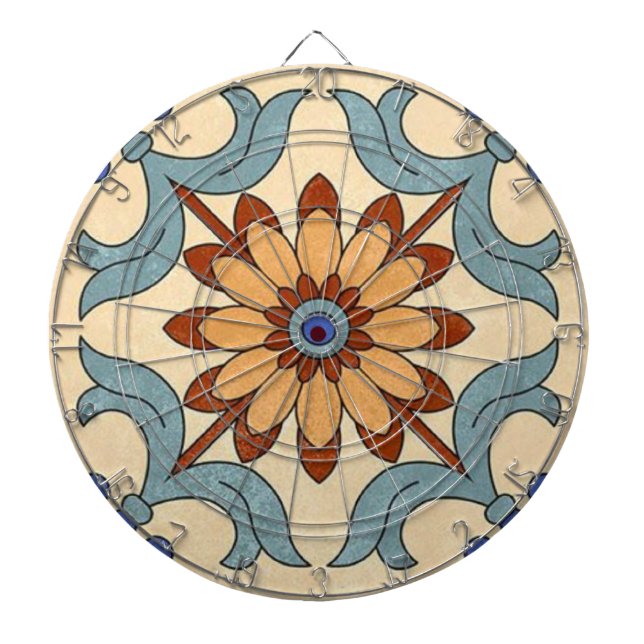 Klassiskt ritbord med anpassningsbar darttavla (Framsidan)