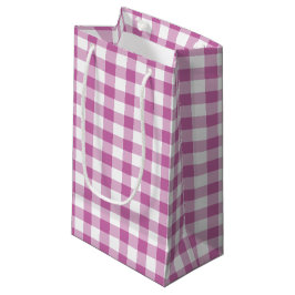 Klassiskt rosa gingham-mönster