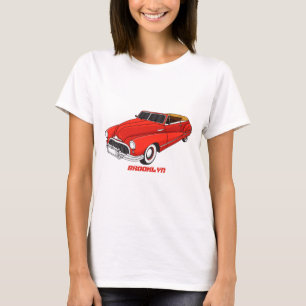 Klassiskt rött 1948 Bilbil T Shirt