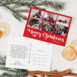 Klassiskt rött God jul år i bild 6 foto Helg Vykort<br><div class="desc">Fira säsongen med det här unika, klassiska året med rött God jul i recension 6 vykort för helgdag med en liten vintage charm. Den minimalistiska utformningen visar upp en röd och vit palett med elegant färg, och framkallar den mysiga andan från vintern. Dess moderna och roligt dragningskraft, parad med den...</div>