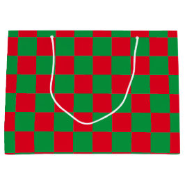 Klassiskt rött och Grönt i mönster