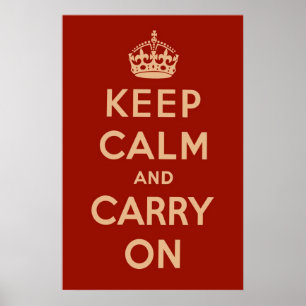 Klassiskt rött poster