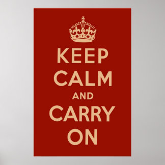 Klassiskt rött poster