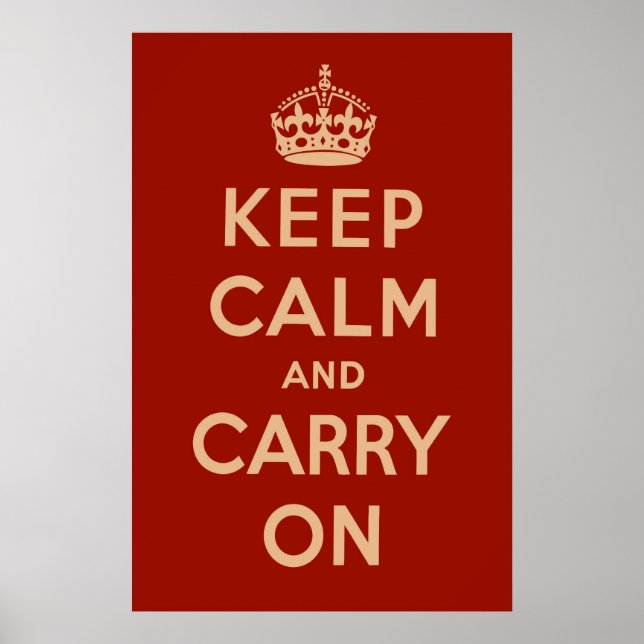 Klassiskt rött poster (Framsidan)