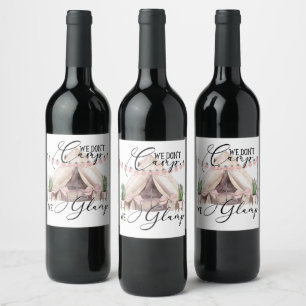 Klassiskt rund klistermärke för lampa vinflaska etikett