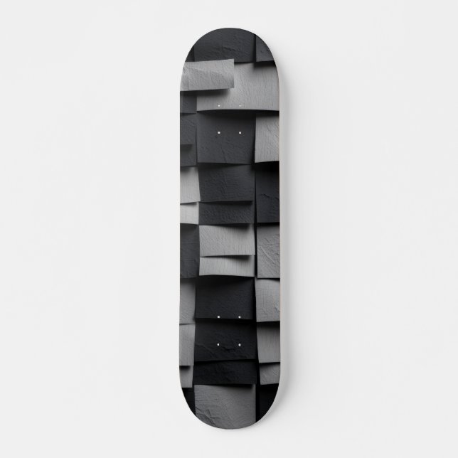 Klassiskt rutigt mönster mini skateboard bräda 18,5 cm (Framsida)