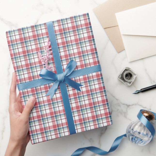 Klassiskt rutigt mönster presentpapper (Gifting)