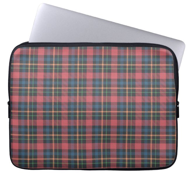 Klassiskt rutmönster laptop fodral (Framsidan)