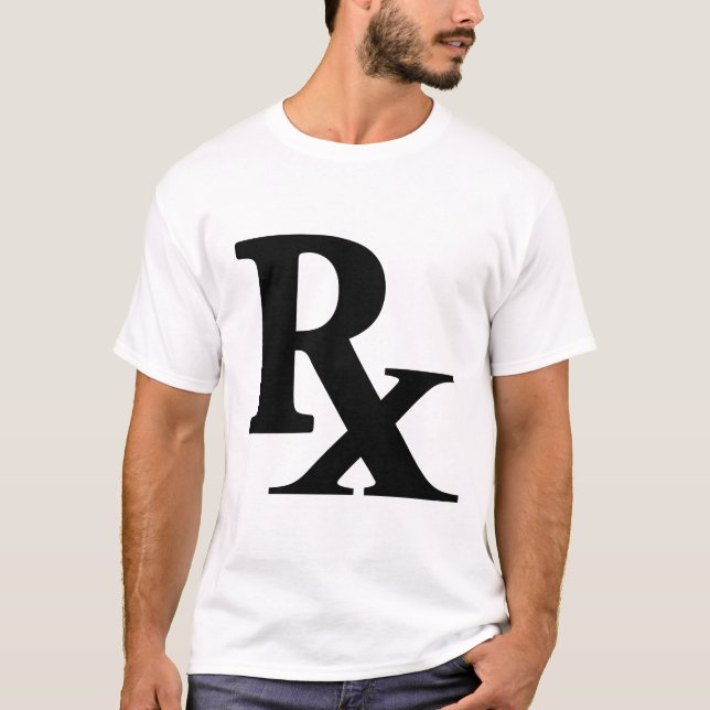 Klassiskt Rx-apotek - utskrift av apotek T Shirt (Framsida)