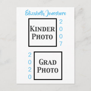 Klassiskt, sedan och nu Studenten, annonsfoto Vykort