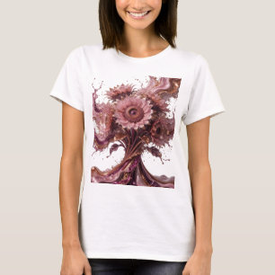 Klassiskt Silver BLOMMOR I JUICE Bärbar Konst T Shirt