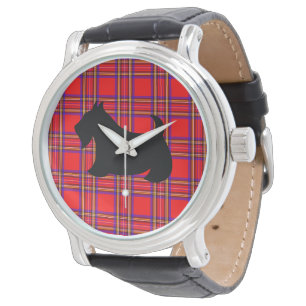 Klassiskt skotsk terrier-ur armbandsur