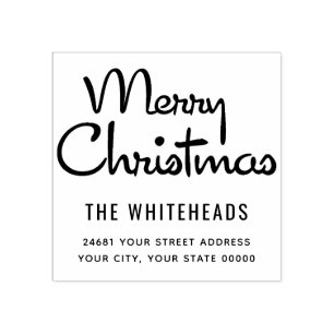 Klassiskt skript i god jul stämpel