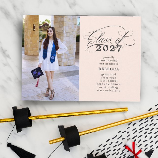 Klassiskt skript, mjuk Rosa Photo Studenten Meddelande (Skapare uppladdad)